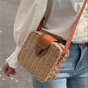 NWT Summer & Rose Wicker Basket Purse